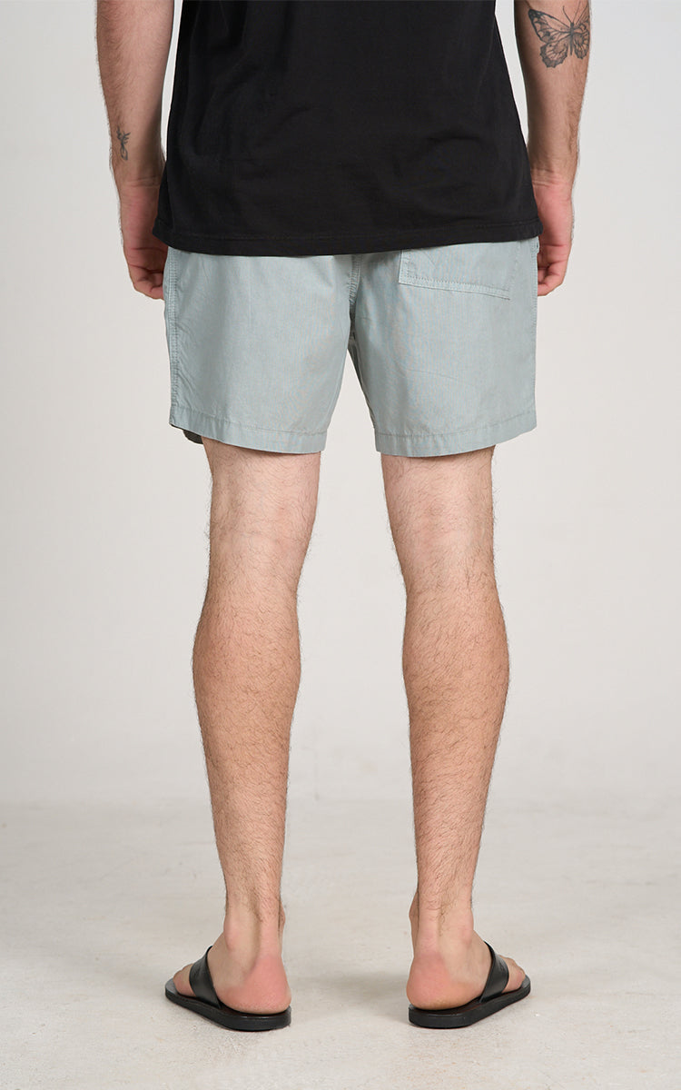 Short Sarja Leve Azul
