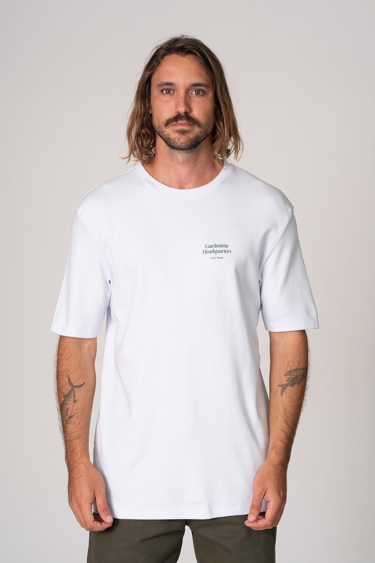 Camiseta Gardenista Over Branco