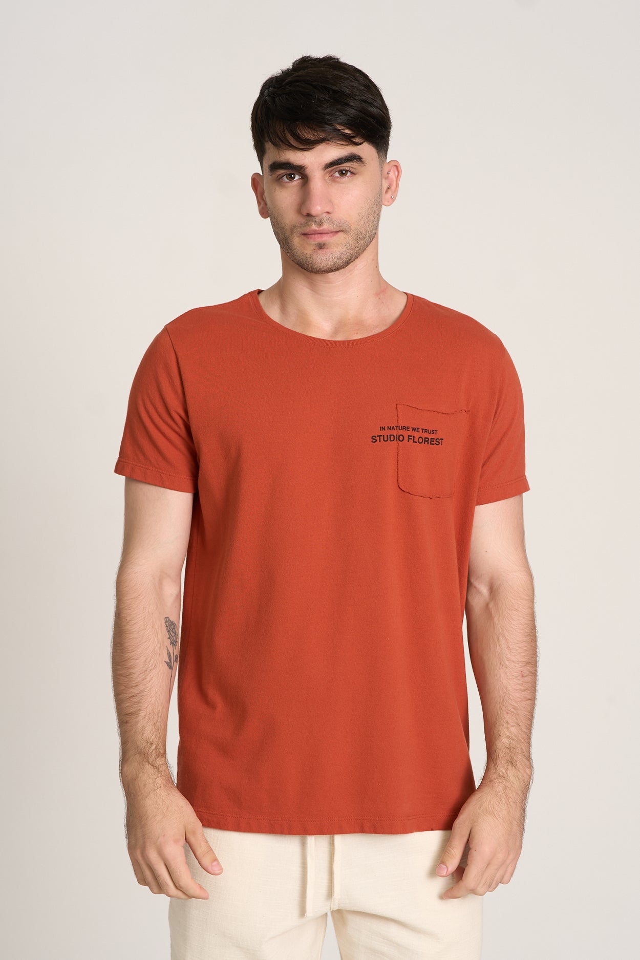 CAMISETA NATURE TRUST BOLSO Telha