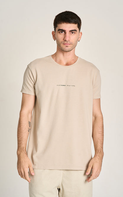 Camiseta Luxury Caqui