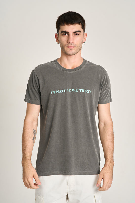 CAMISETA WE TRUST NATURE Preto Stoned
