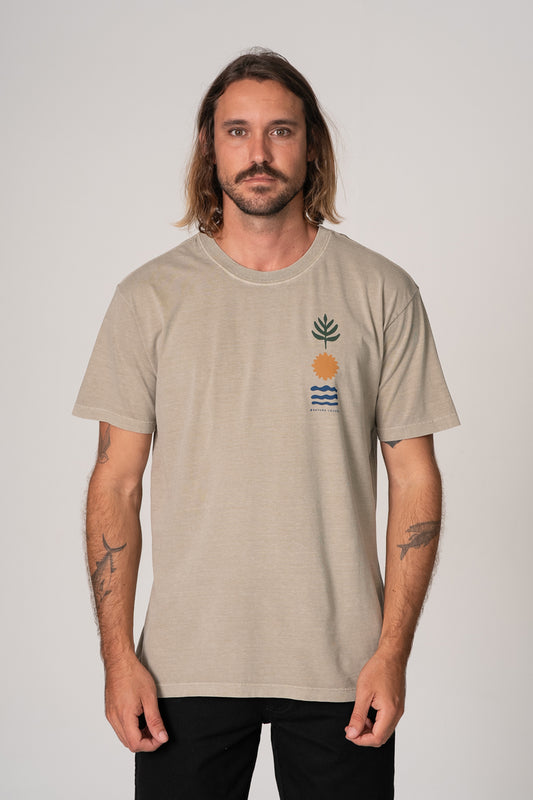 Camiseta Elementos Stone Caqui