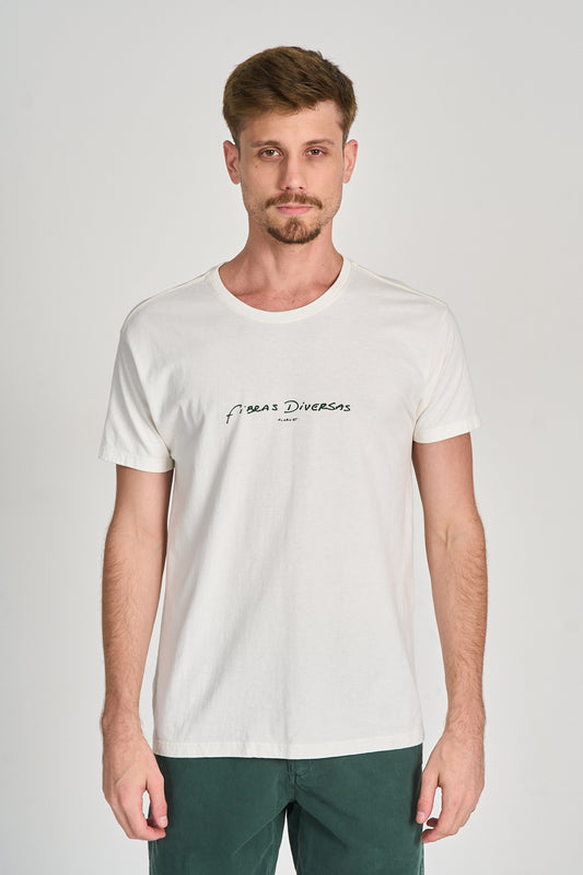 Camiseta Fibras Diversas Natural
