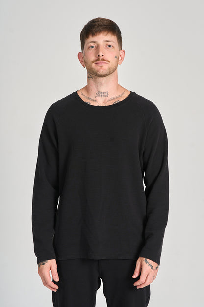 Camiseta Raglan Layer ML Preto Reativo