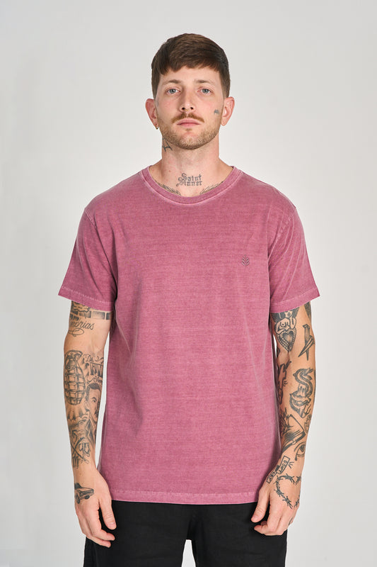 Camiseta Basic Stone Bordo