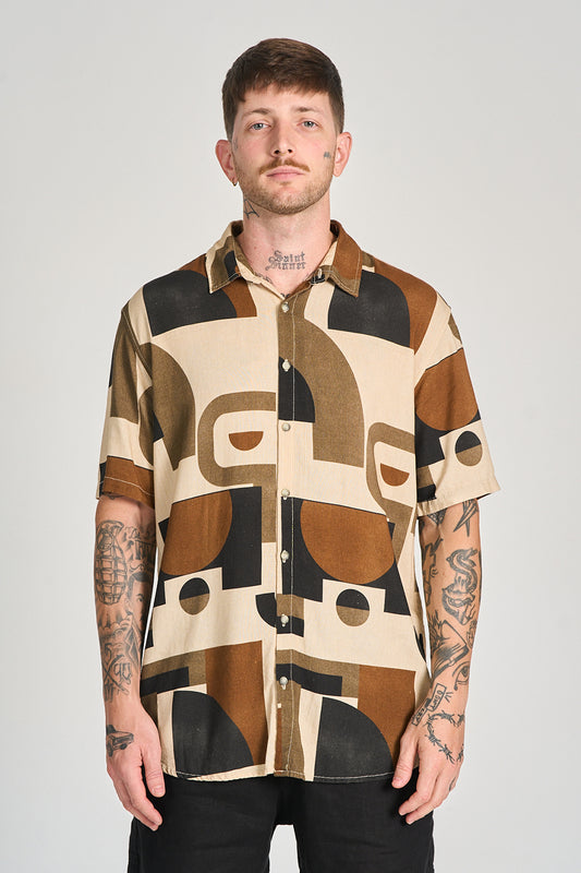 Camisa Nassau Mc Marrom