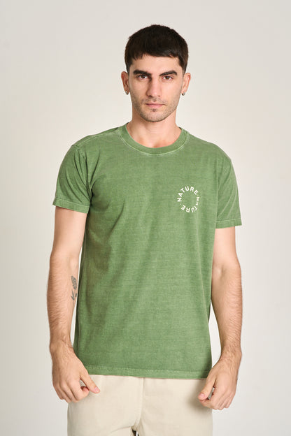 CAMISETA NATURE CIRCLE Verde Folha