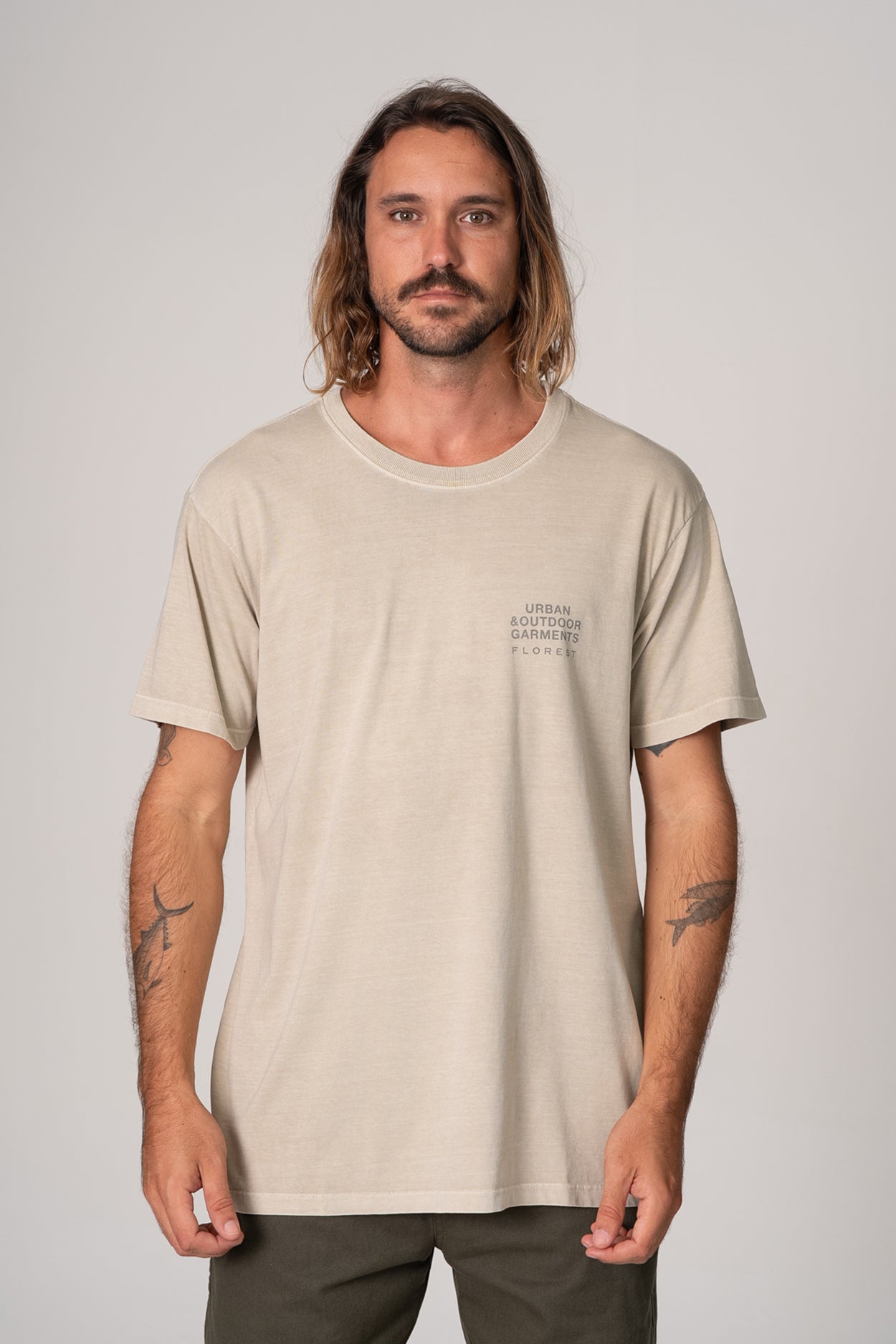 Camiseta Growing Stone Bege