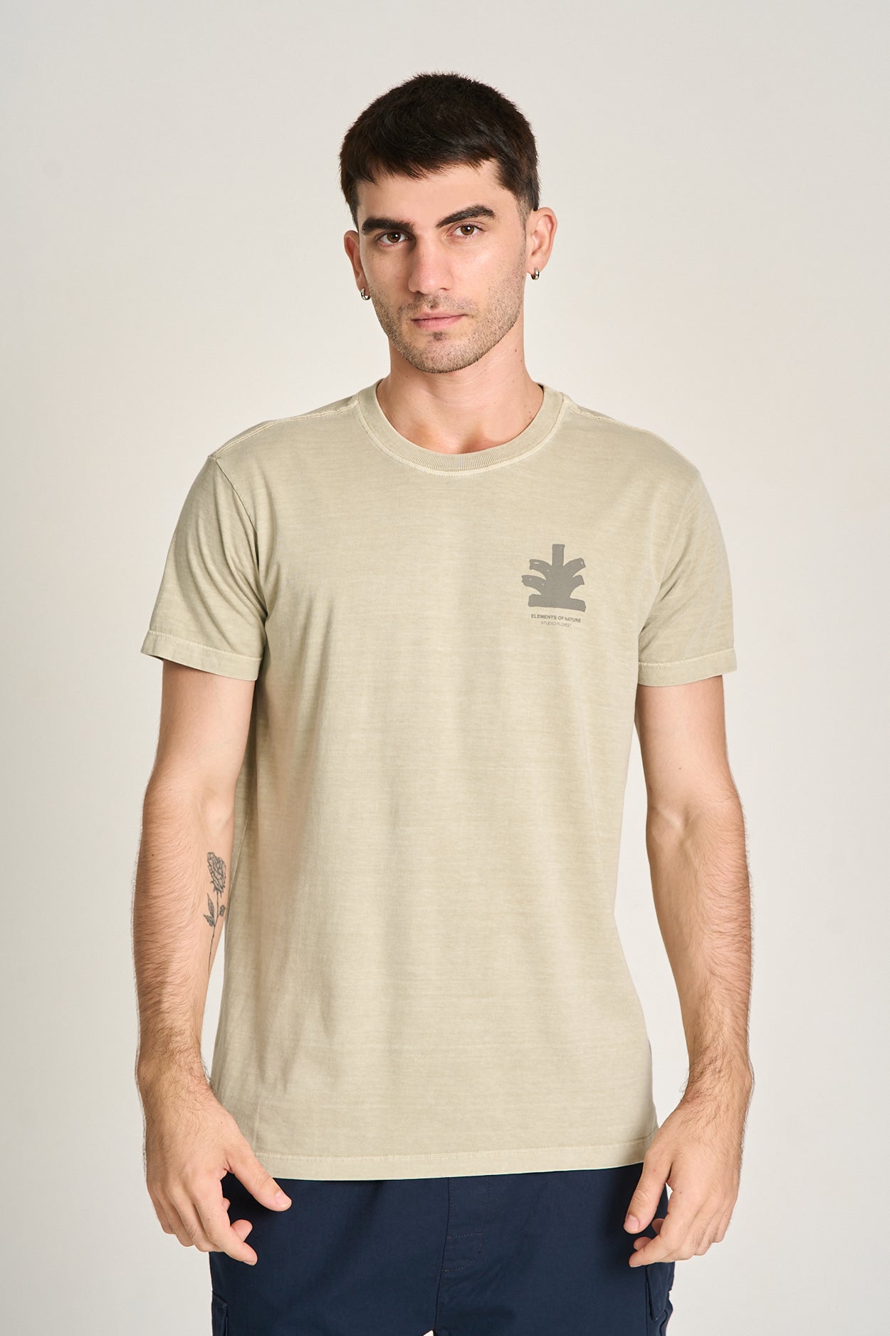 CAMISETA LADRILHOS Caqui