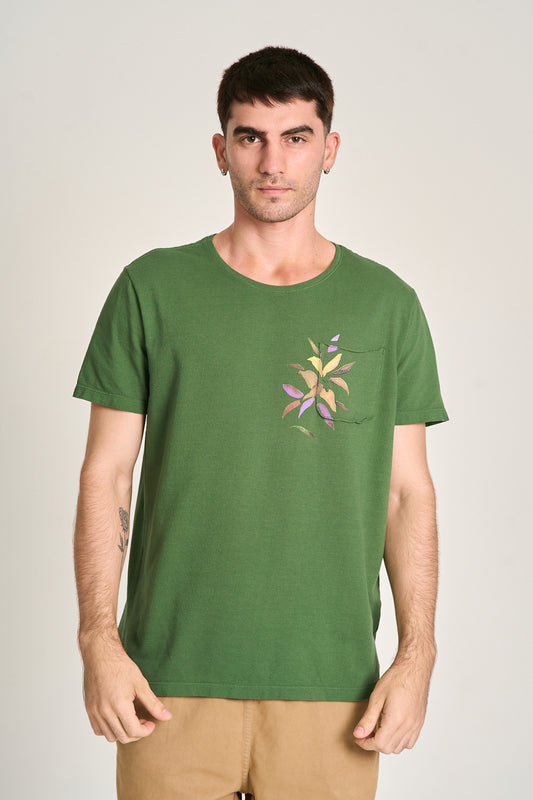 CAMISETA COLORFULL BOLSO Verde