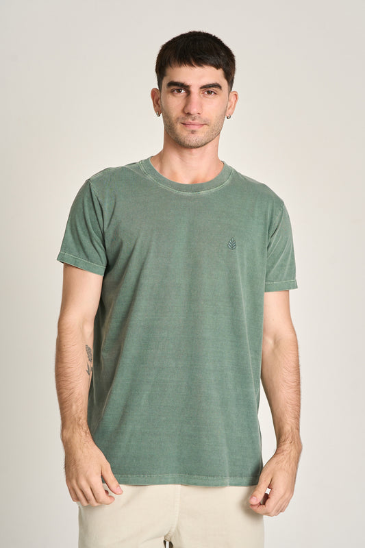 Camiseta Basic Stone Verde