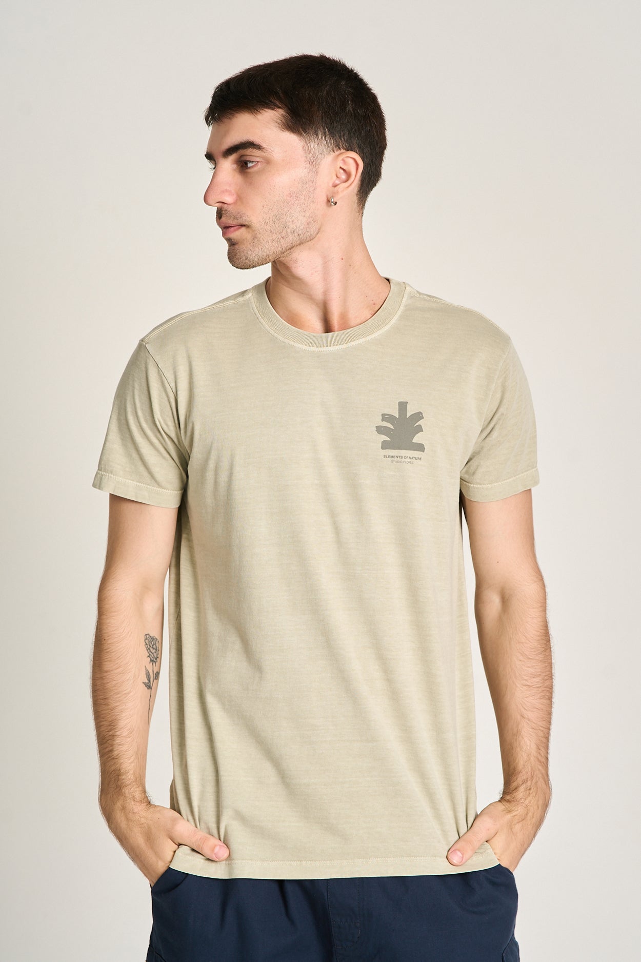 CAMISETA LADRILHOS Caqui