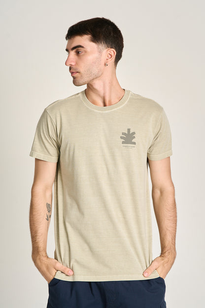 CAMISETA LADRILHOS Caqui