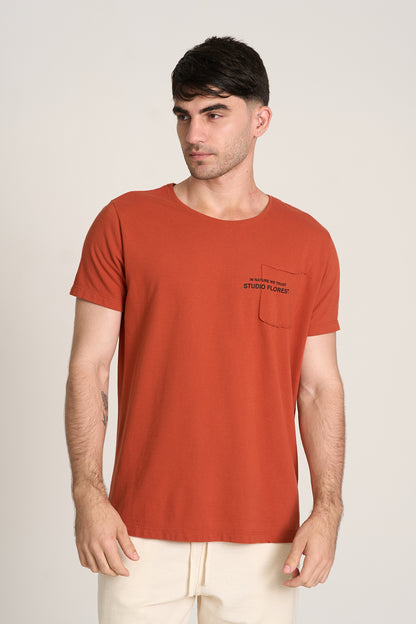 CAMISETA NATURE TRUST BOLSO Telha
