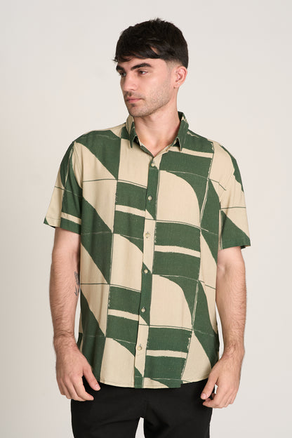 Camisa Tile MC Multi