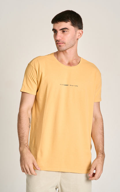 Camiseta Luxury Mostarda