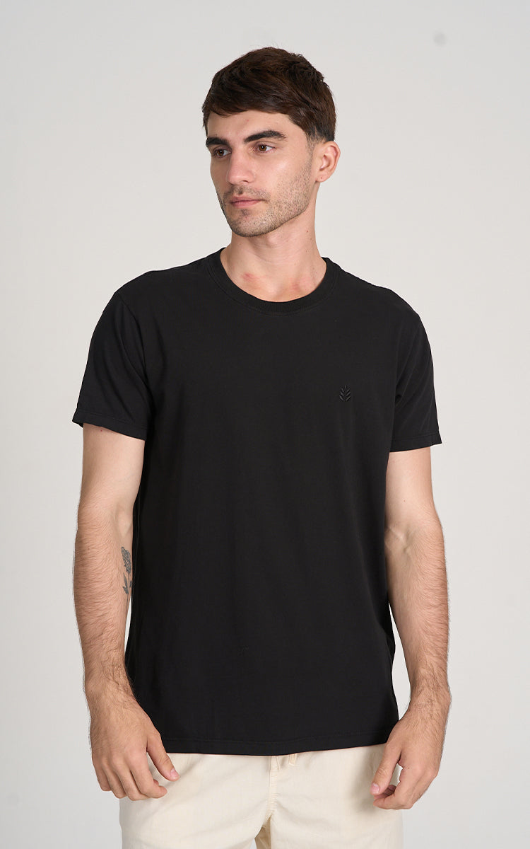 Camiseta Basic Stone Preto