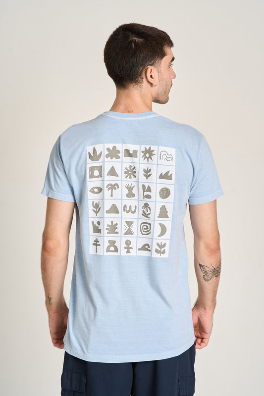 CAMISETA LADRILHOS Azul Claro