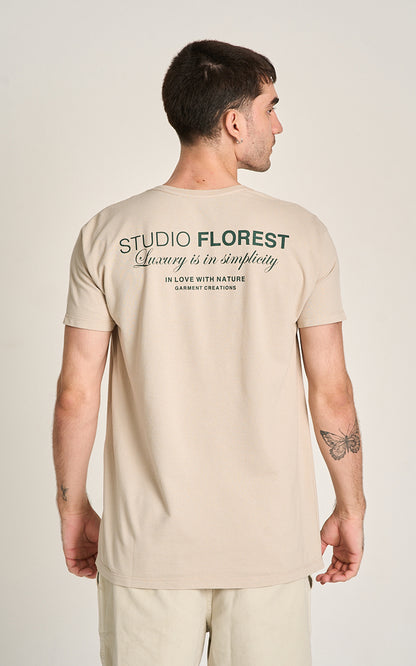 Camiseta Luxury Caqui