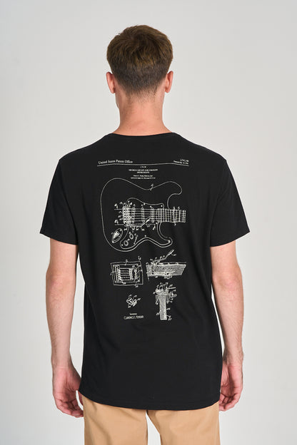 Camiseta Rocknroll Preto