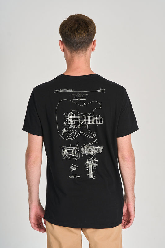 Camiseta Rocknroll Preto