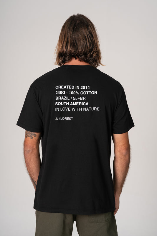 Camiseta Identidade Florest Over Preto
