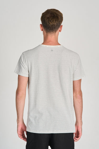 Camiseta Pasco Listrada Branco