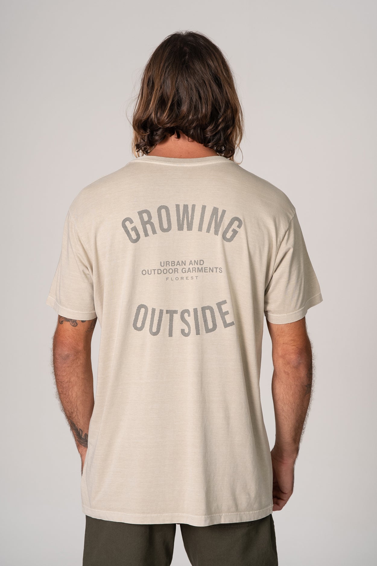 Camiseta Growing Stone Bege