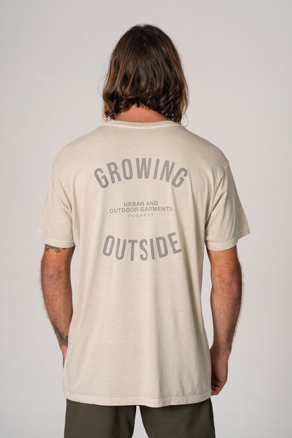 Camiseta Growing Stone Bege