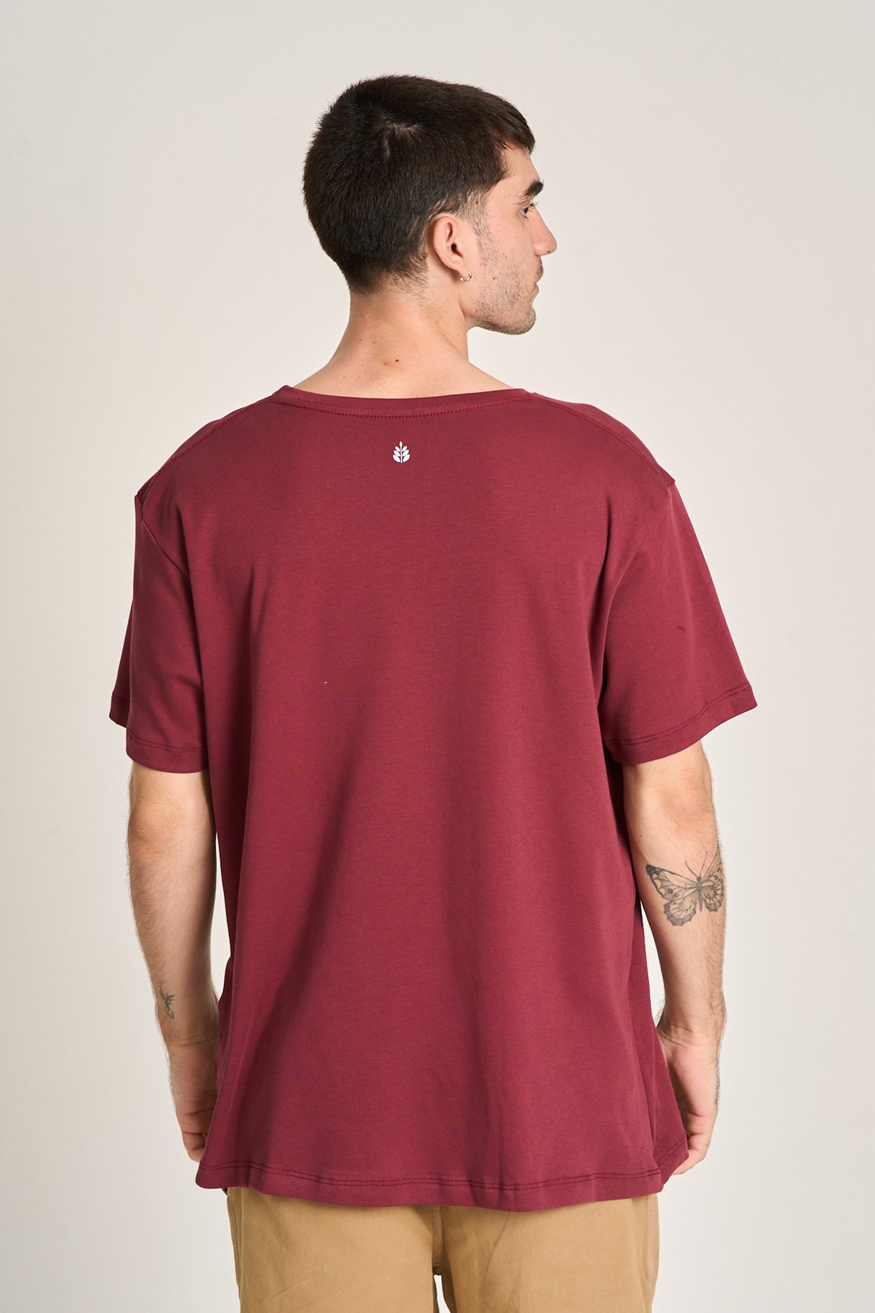 Camiseta Fio Egípcio Vinho