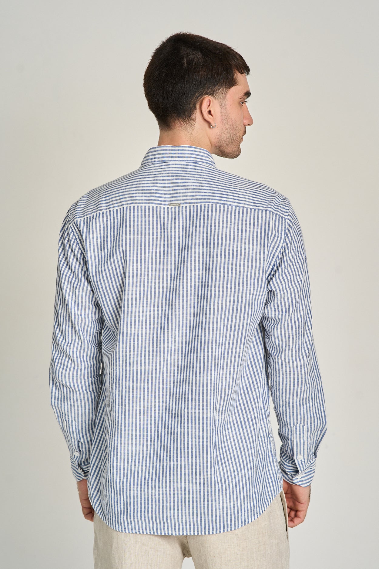 CAMISA MANE ML Azul