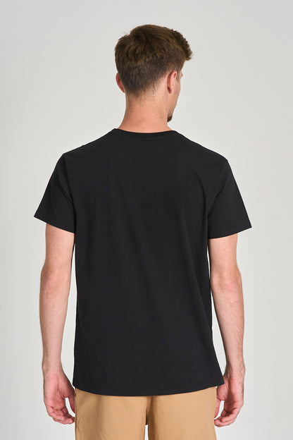 Camiseta Florest Bordado Preto