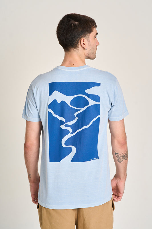 CAMISETA ROUTE Azul Claro