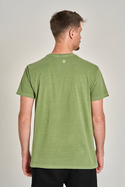 Camiseta Feeling Green Stone Verde Folha