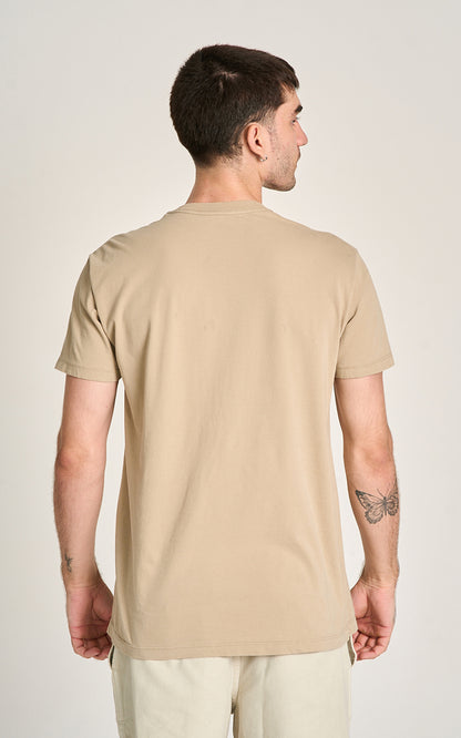 Camiseta Pocket Basic Caqui