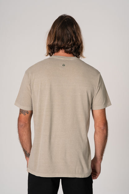 Camiseta Elementos Stone Caqui