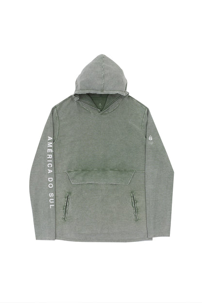 Hoodie Iquitos Marmorizado Verde