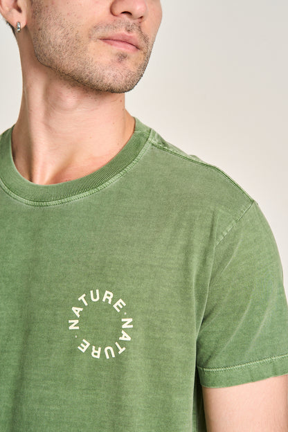 CAMISETA NATURE CIRCLE Verde Folha