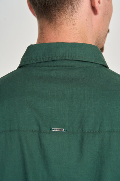 Camisa Flat MC Verde Musgo