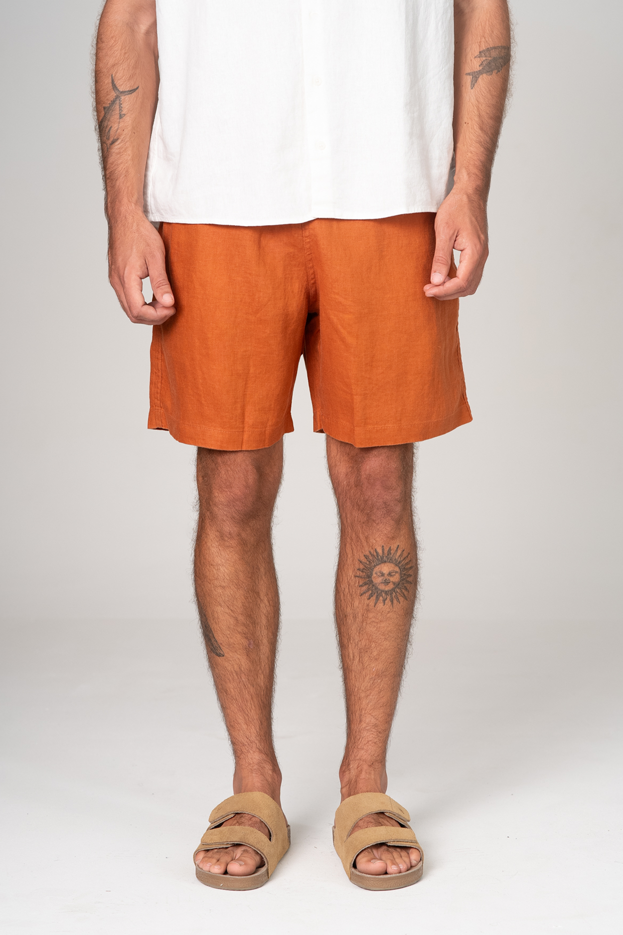 Short Puro Linho Avela