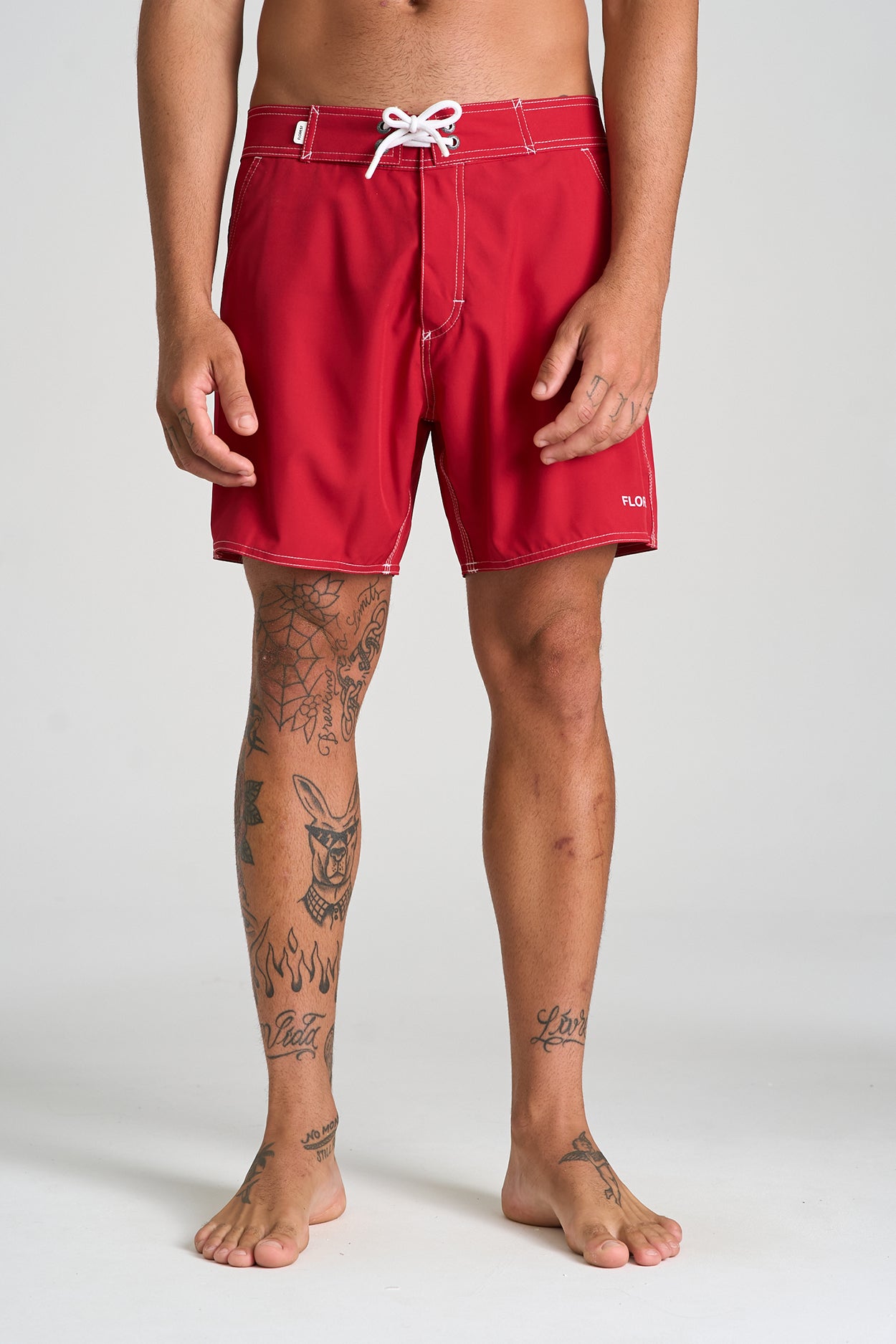 Boardshort Retropical Vermelho