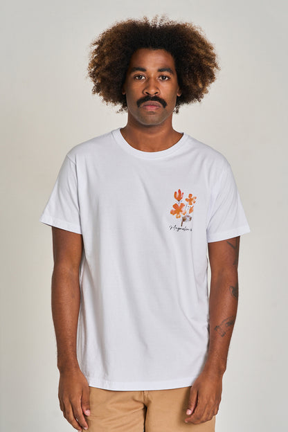 Camiseta Aqua Magnolia Branco