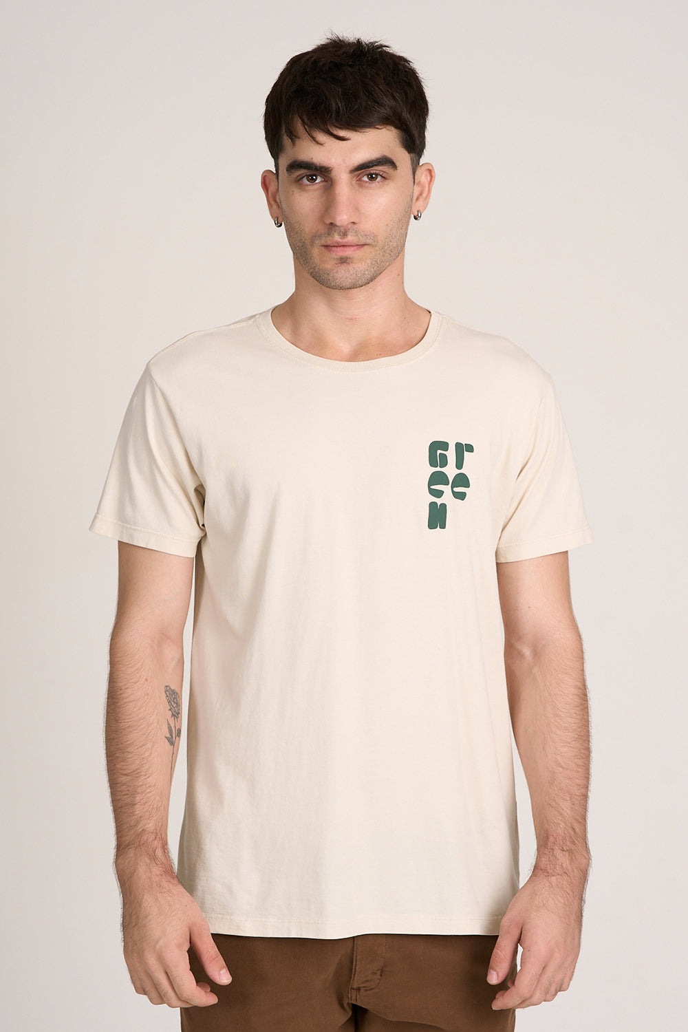 Camiseta Green Rocks Areia