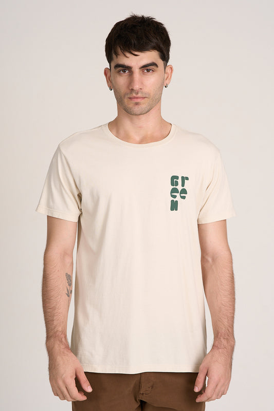 Camiseta Green Rocks Areia