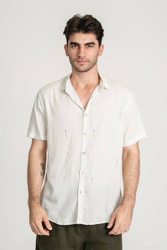 Camisa Lavender MC Branco