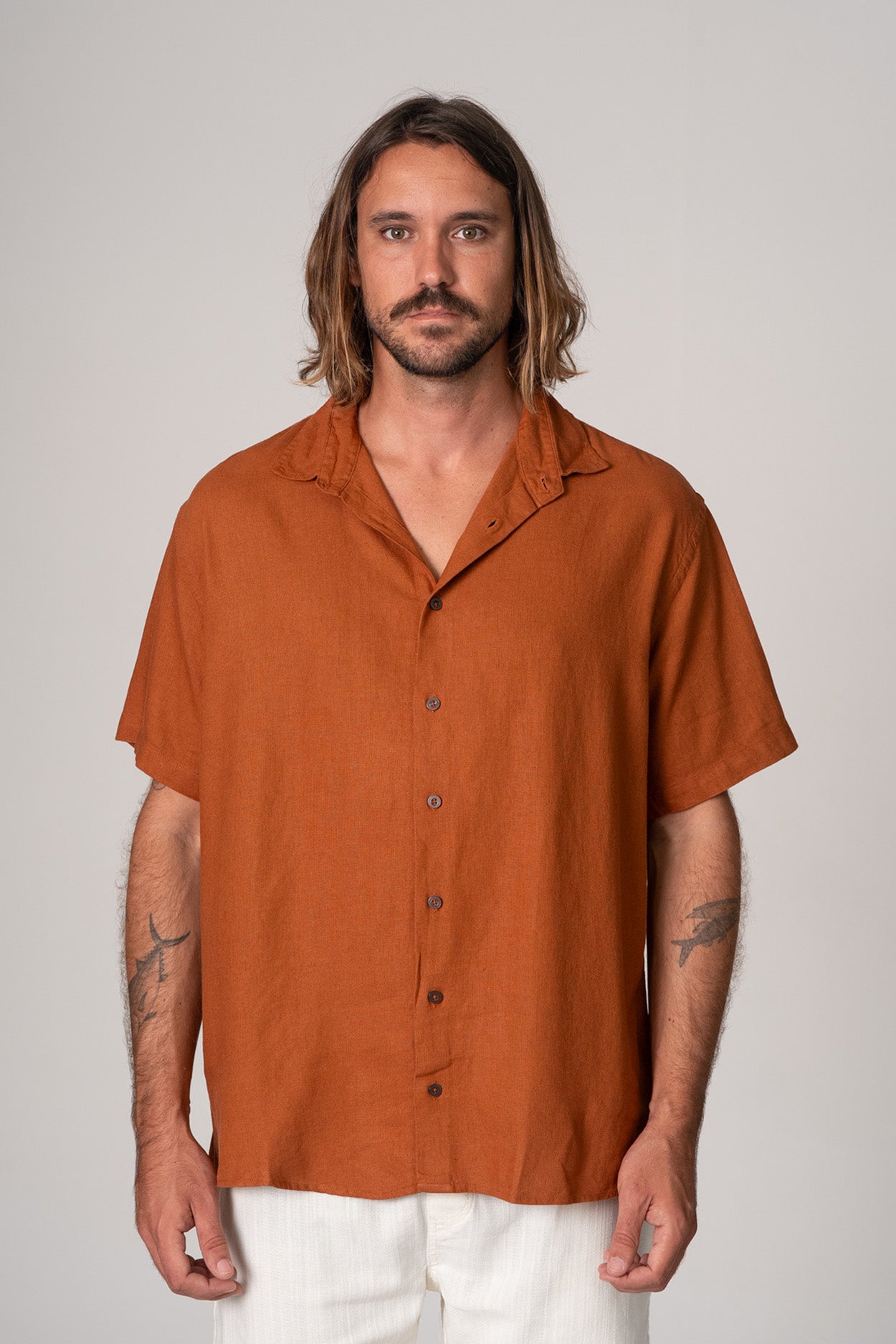 Camisa Satu Linho Terra