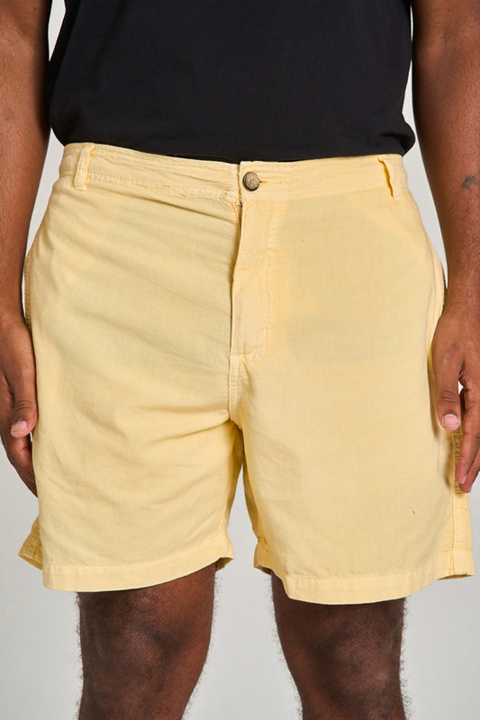 Short Vintage Stone Amarelo