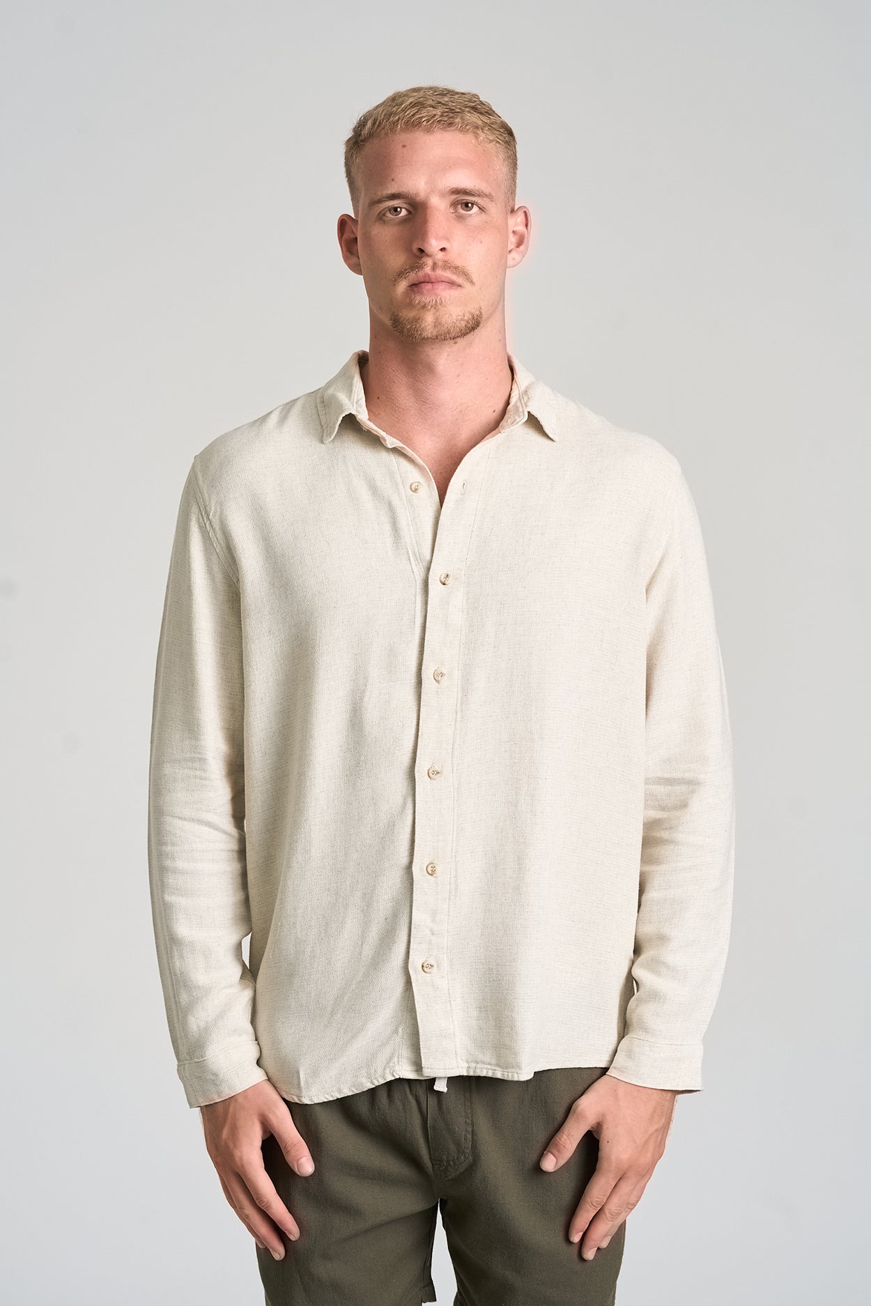 Camisa Basil Natural
