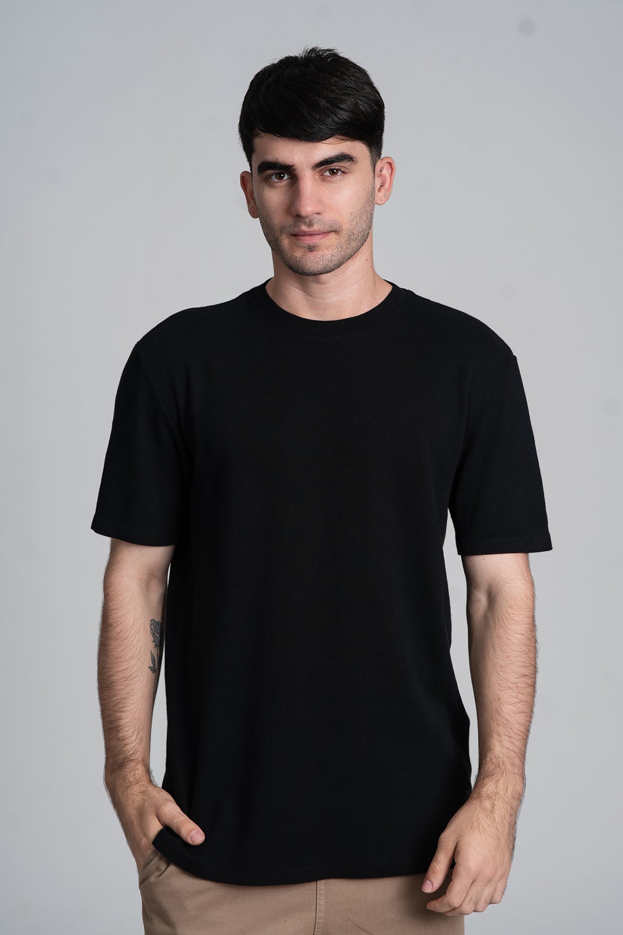 Camiseta Nature Bond Oversized Preto