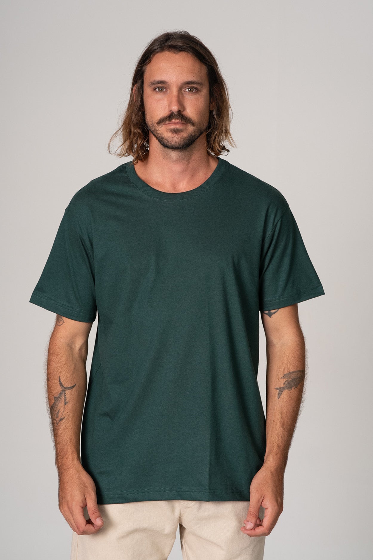 Camiseta Comfort Verde Escuro